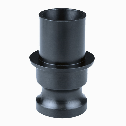 PE-el Camlock-Vaterteil mit Stutzen, elektrisch leitf&auml;hig