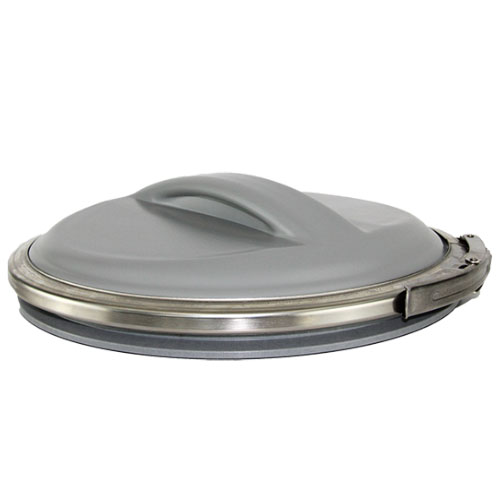 ohne Stutzen,&nbsp; Deckel PVC U grau